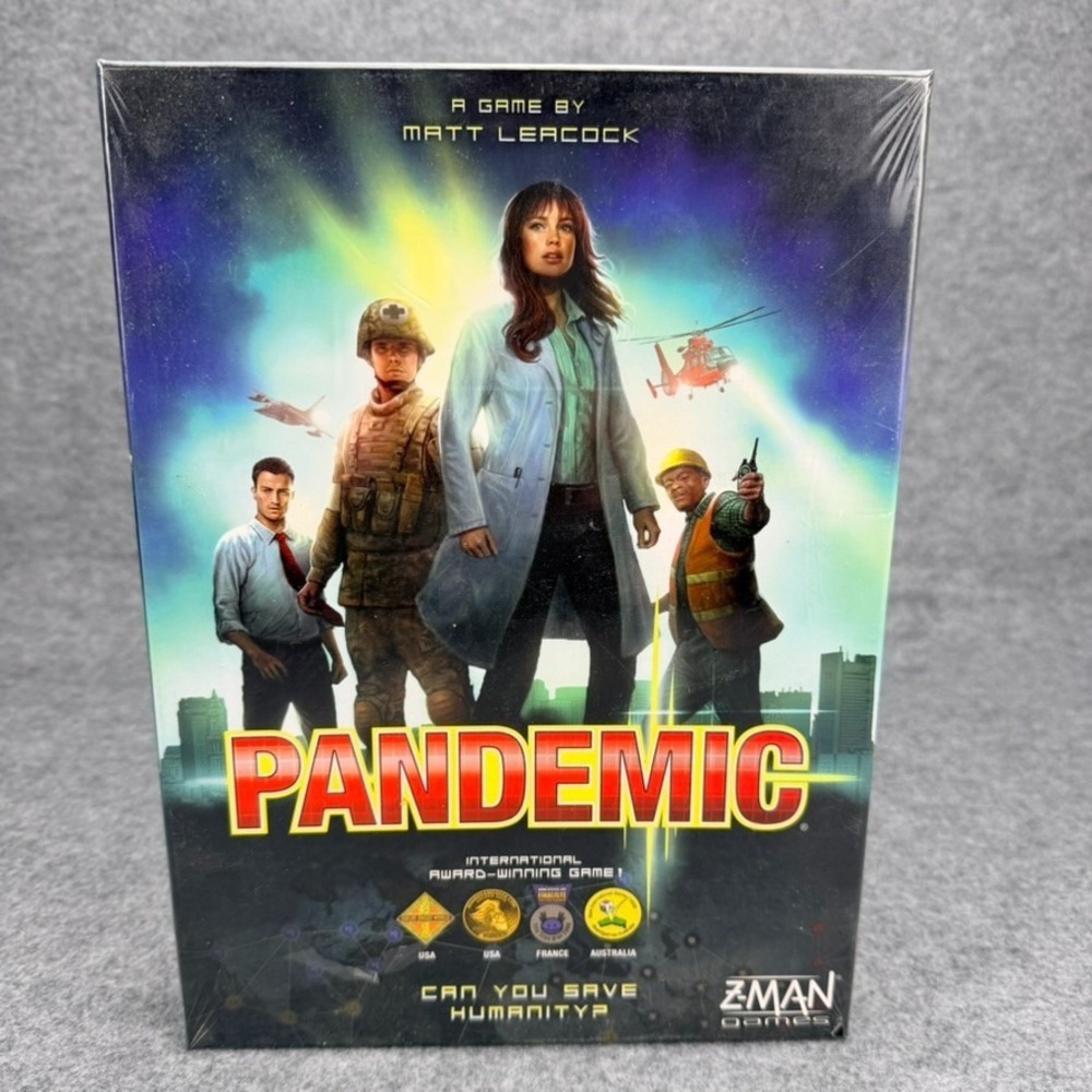 Z-Man Games Pandemic Strategy Board Game Matt Leacock ZM7101 New Sealed